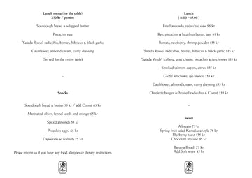 Lunch – Apollo